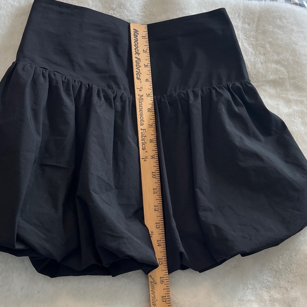 Free People Bubble Mini Skirt Black - Picture 8 of 9